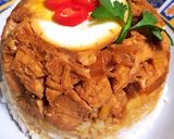 Foto langkah ke 4 dari resep Nasi Tim Ayam.