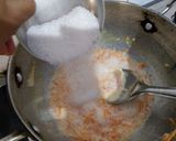 A picture of step 2 of Carrot Halwa in a Frozen Cashew Apple Phirni Mousse Cake.