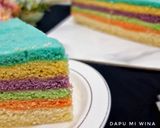 Foto langkah ke 5 dari resep 187. Bolu Santan Pelangi Kukus.