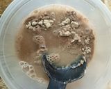 A picture of step 1 of Uji lishe#breakfastchallenge.