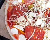 Une image de l'étape 2 de Pizza 🍕 wrap au chorizo 😋.
