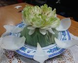 Hình bước làm 1 của món Cơm hấp lá sen