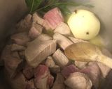 Une image de l'étape 1 de Blanquette de veau.