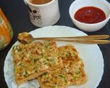A picture of step 4 of Paneer Toast/ Easy Paneer Bread Toast Recipe/ Open Veggie Paneer Toast for Breakfast.