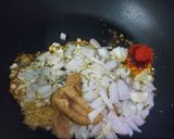 A picture of step 1 of Mexican Vegetable Soup with Nachos.