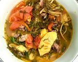 Hình bước làm 5 của món Canh thịt bò nấu dưa muối chua ngọt