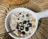 Gambar langkah 6 resipi Blueberry Muesli.
