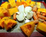 Foto del paso 1 de la receta Crema de Calabaza Asada