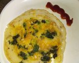 A picture of step 5 of Rava onion uttapam.