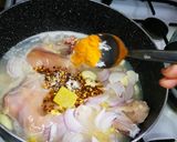 A picture of step 3 of Chicken shami kabab.