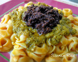 Foto del paso 5 de la receta: 49.🍝Tortellini 4 quesos con pesto y salsa de setas y trufa