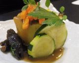 Foto del paso 5 de la receta Papas rellenas de carrillera de Cerdo en su propio jugo con setas salteadas