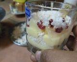 A picture of step 2 of Bread fruit custard pudding.