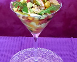 Foto del paso 11 de la receta: Ceviche de almejas con aguacate y melocotón al aroma de naranja