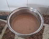 Foto del paso 10 de la receta: Torta de dos cítricos y jengibre decorada con dulce de leche y pera, ganache de chocolate