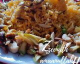 A picture of step 3 of Hyderabadi Meetha Khana.