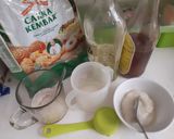Foto langkah ke 1 dari resep Roti tawar sehat tanpa gula, tanpa pengembang, tanpa susu.