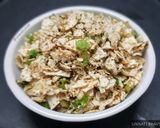 A picture of step 3 of Papad Salad.