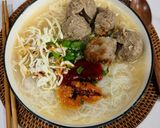 Gambar langkah 6 resipi Bakso.