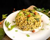 A picture of step 9 of Foxtail Millet Gongura Rice (Sorrel Leaves Millet Rice - Andhra / Telangana style).