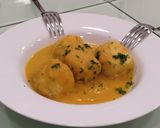 Foto del paso 5 de la receta: Albóndigas solomillo de pollo con salsa de manzana y zanahoria