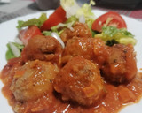 Foto del paso 3 de la receta: 96. Albóndigas veganas de seitán y alubias en salsa de tomate