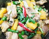 Hình bước làm 6 của món Sườn kho dứa