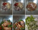 รูปขั้นตอนการทำที่ 1 ของ "ยำแซลมอนต้นอ่อนทานตะวัน" Spicy Salmon&Sunflower Sprout Salad 🥗