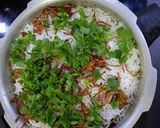 A picture of step 11 of Subz Biryani.