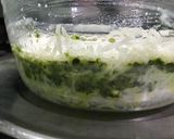 A picture of step 5 of Spinach cheese rice casserole.