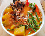 Foto langkah ke 7 dari resep Gulai Pedas Labu Kuning dan Ikan Salai.