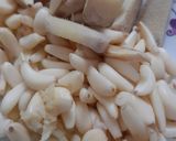 A picture of step 1 of Mil's Fresh,quick Ginger garlic with mortar pestle.