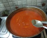 A picture of step 7 of Tomato dry curry.