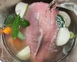 A picture of step 1 of Vitello Tonnato (Vitel Tonné).