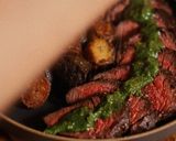 A picture of step 9 of Hanger Steak.
