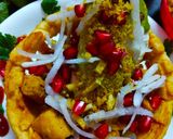 A picture of step 10 of Baked Gujiya Chat in Edible Bowl.