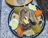 Une image de l'étape 6 de Couscous de blé complet à la viande d'agneau.