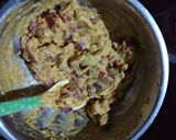A picture of step 2 of Peach Pakoda.