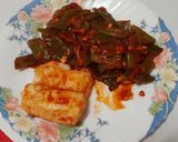 Foto del paso 8 de la receta Pescadilla y judías verdes con tomate y bacon
