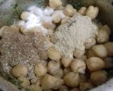 चिज़ी पालक छोले टिक्की, मूंगफली चटनी के साथ रेसिपी चरण 4 फोटो