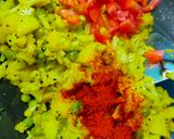 A picture of step 3 of Cauliflower peas and potato sabzi.