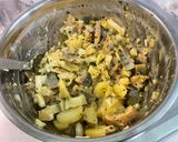 Une image de l'étape 16 de Salade marinée de pommes de terre aux harengs fumés, oignons et cornichons.