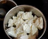 A picture of step 1 of Paneer-Ragi Murmura Barfis.