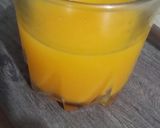 A picture of step 1 of Mango juice.