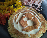 Foto del paso 5 de la receta: Torticas de coliflor a la pizza🧀🍕🍍🥓🌶️