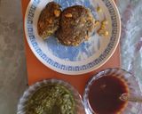 A picture of step 7 of Palak corn cutlets / spinach corn cutlets.