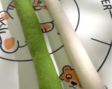 A picture of step 4 of Pea-Shaped Steamed Buns(豆荚馒头）.