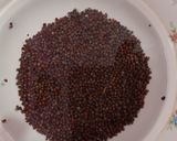 A picture of step 1 of Taro curry (arbi) with mustard gravy.