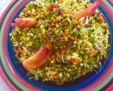 A picture of step 5 of Sprouted Moong  Pulao.