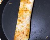 A picture of step 3 of Schezwan dosa.